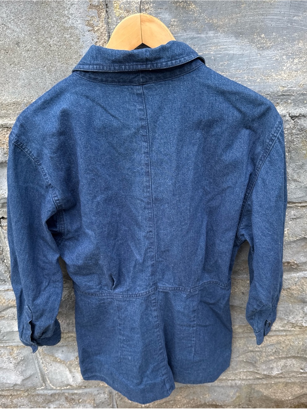 Vintage 90s Denim Chore Jacket Medium - Picture 5 of 6
